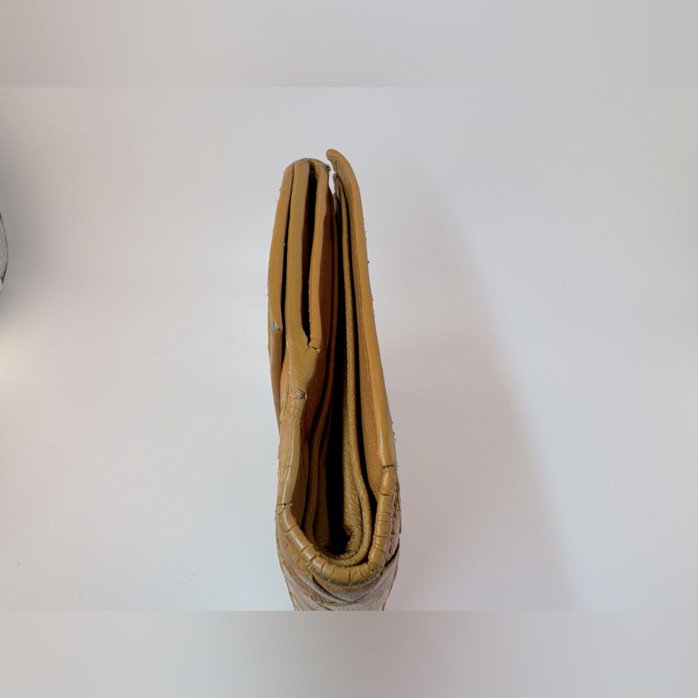 Bottega Veneta Intrecciato Bifold Wallet Cognac Leather 2011 Rare Colorway AUTH - Picture 5 of 16